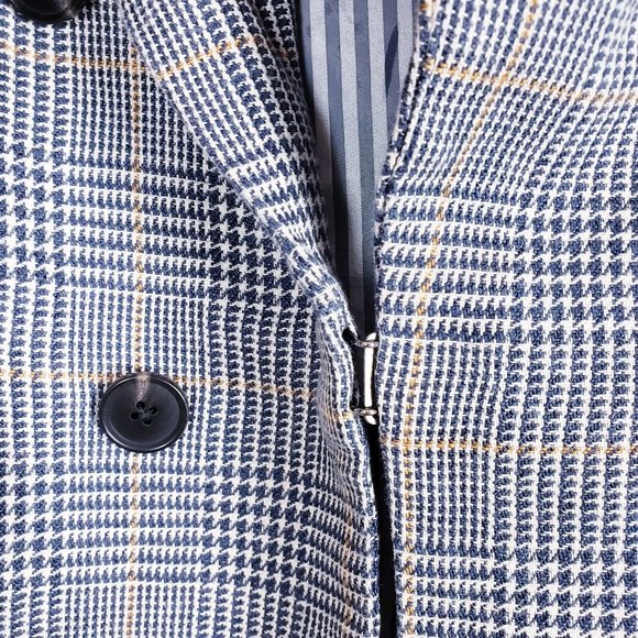 Veronica Beard Plaid Houndstooth Dickey Jacket - Picture 6 of 16